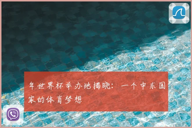 年世界杯举办地揭晓：一个中东国家的体育梦想